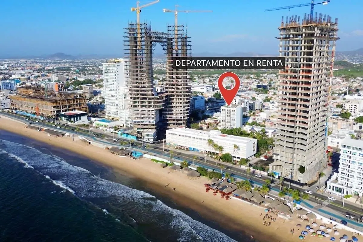 Bello Departamento A Pasos De La Playa - Flamingo 203 Mazatlán
